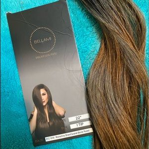 BELLAMI itip 22” MOCHACHINO BROWN/CARAMEL BLOND